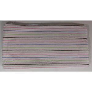 Just Born Striped Receiving Blanket 30x28in Baby Security Lovey Multicolor Girl